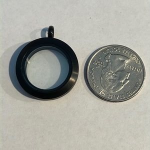 Origami owl medium black locket